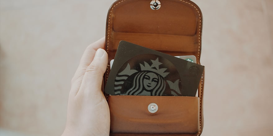 loyalty card in wallet for flexible purchases
